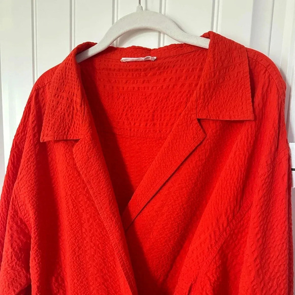 ADEAM | Textured Wrap Dress | Size Large - Picture 6 of 13